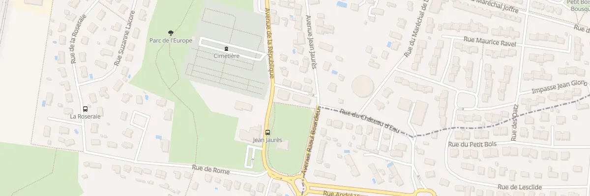 Plan du 46 Av de la République à Bassens