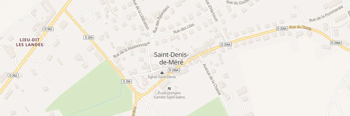 Plan du 7 Rue du Manoir à Saint-Denis-de-Méré