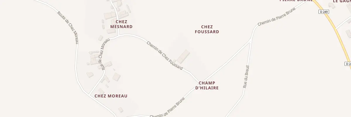 Plan du 1 Che de Chez Foussard à Fléac-sur-Seugne