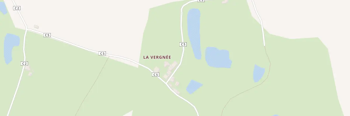 Plan du 5 La Vergnée à Chanteloup