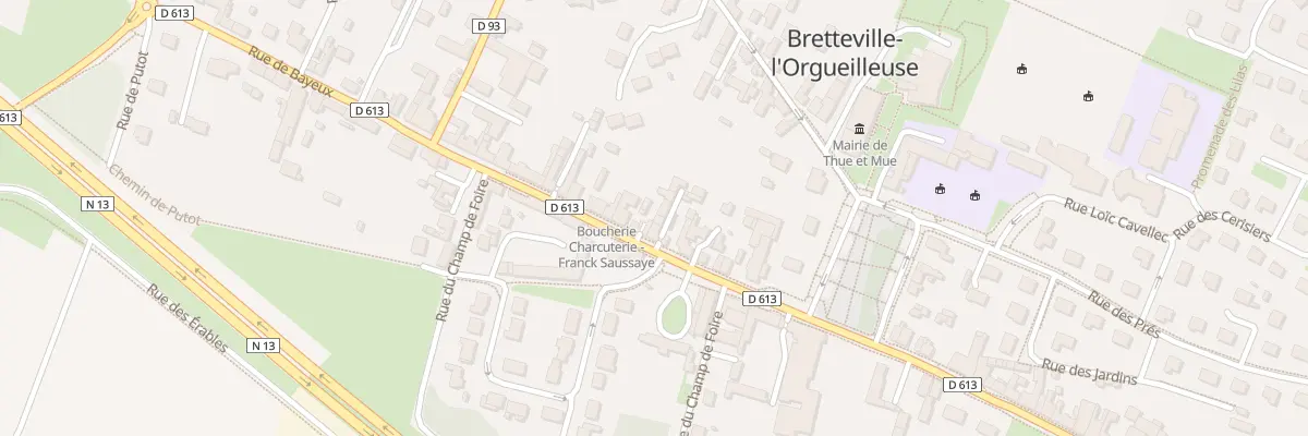 Plan du 18 Rue de Bayeux à Thue et Mue