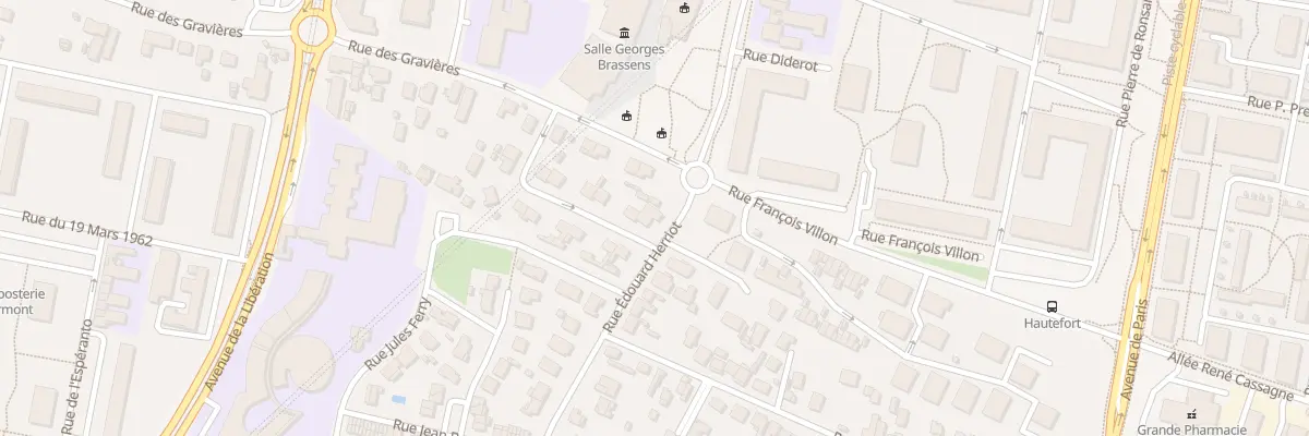 Plan du 14 Rue Pasteur à Lormont