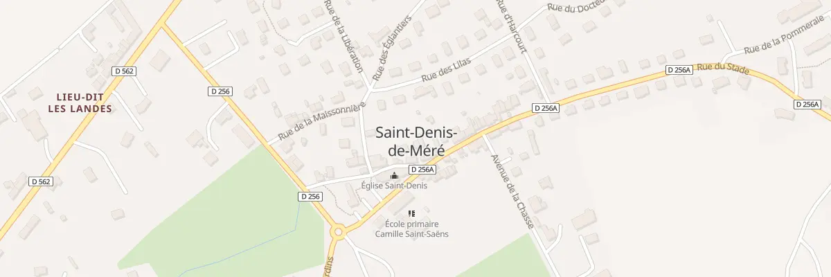 Plan du 5 Rue du Manoir à Saint-Denis-de-Méré