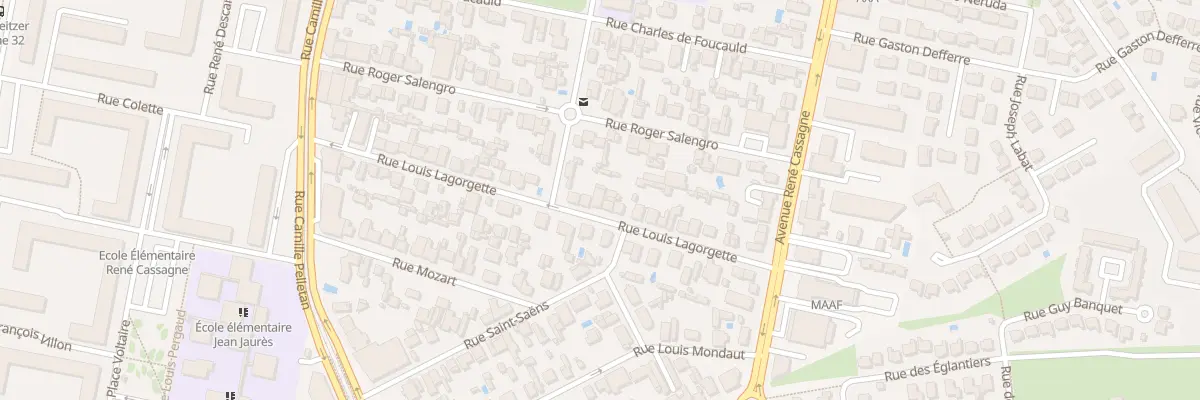Plan du 38 Rue Louis Lagorgette à Cenon