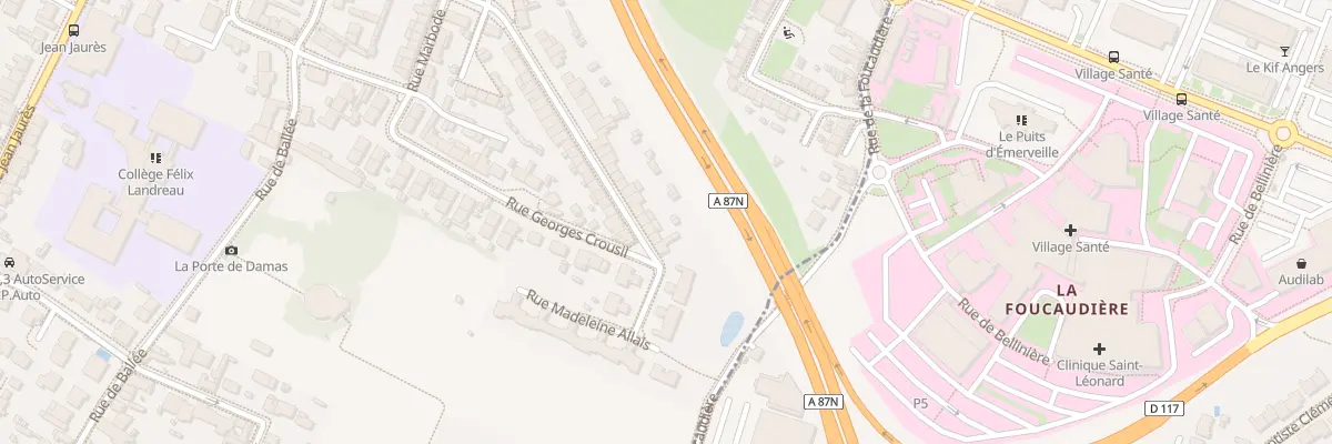 Plan du 81 Rue Toussenel à Angers
