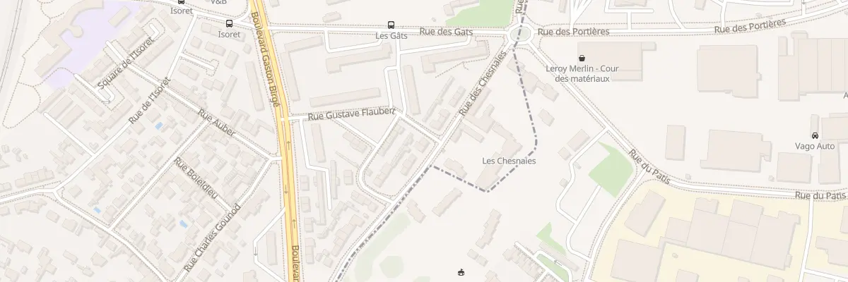 Plan du 14 Rue des Chesnaies à Angers