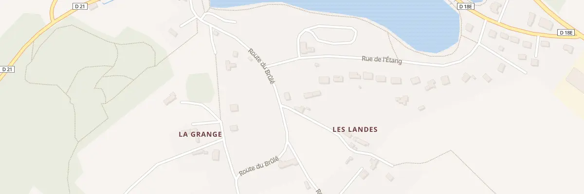 Plan du 345 Les Landes à La Ferrière-aux-Étangs