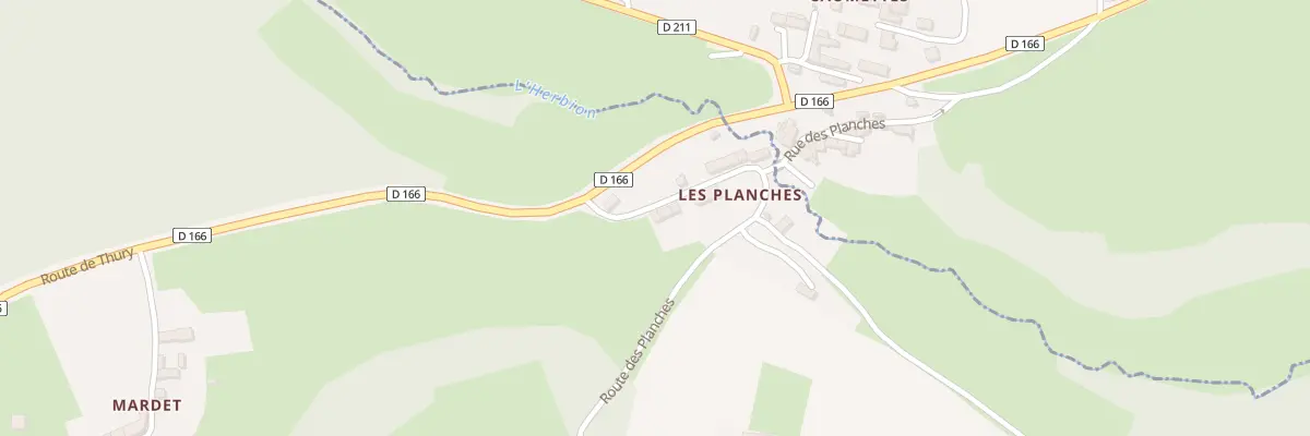Plan du 7 Rte des Planches à Saint-Lambert