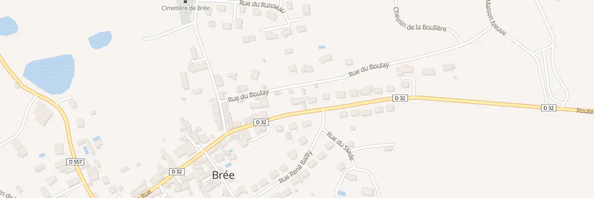 Plan du 31 Grande rue à Brée