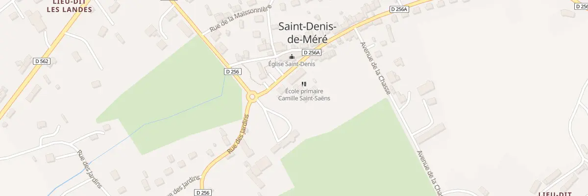 Plan du 6 Rue du Manoir à Saint-Denis-de-Méré