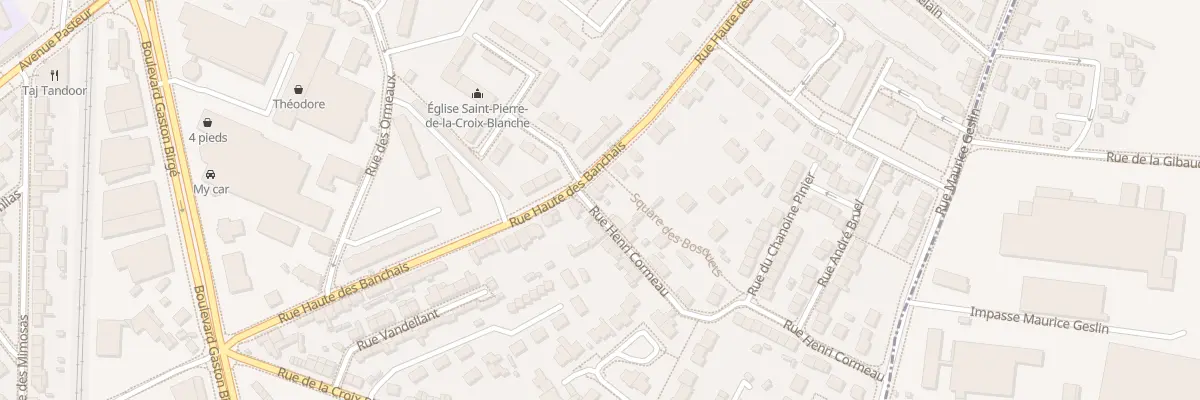 Plan du 268 Rue haute des Banchais à Angers