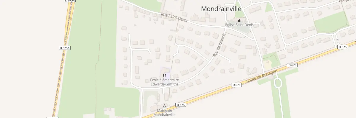 Plan du 8 Rue des Cerisiers à Mondrainville