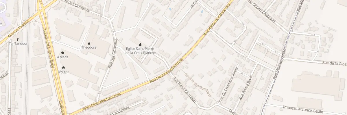 Plan du 249 Rue haute des Banchais à Angers