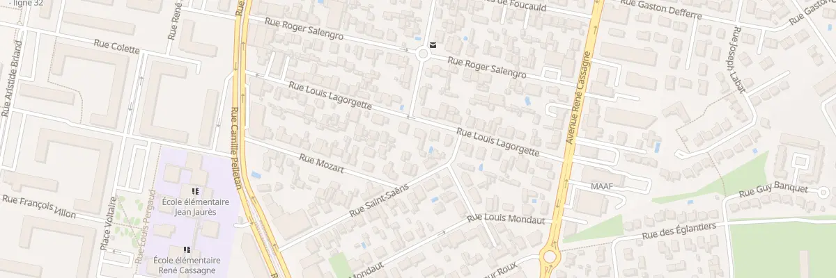 Plan du 35 Rue Louis Lagorgette à Cenon