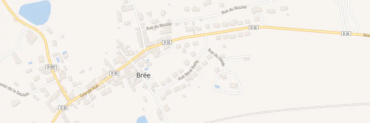 Plan du 11 Rue René Bailly à Brée