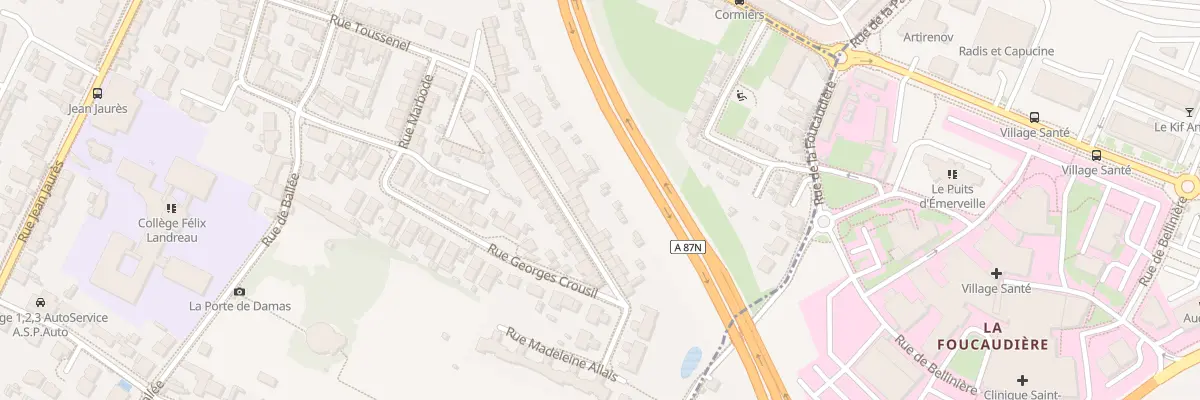 Plan du 65 Rue Toussenel à Angers