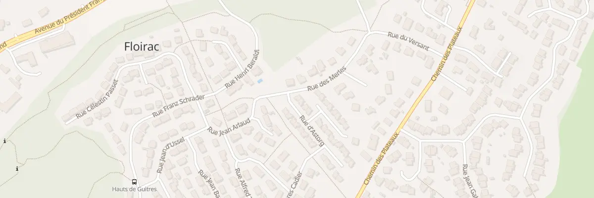 Plan du 32 Rue Jean d’Astorg à Floirac