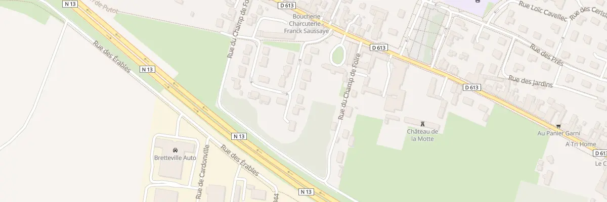 Plan du 9 Rue des Marronniers Brettevill à Thue et Mue