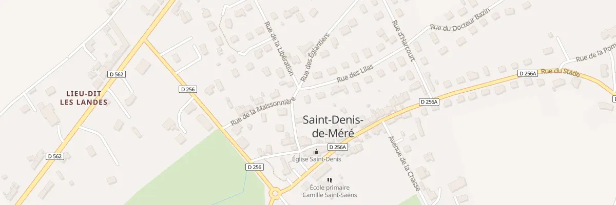 Plan du 2 Rue des Lilas à Saint-Denis-de-Méré