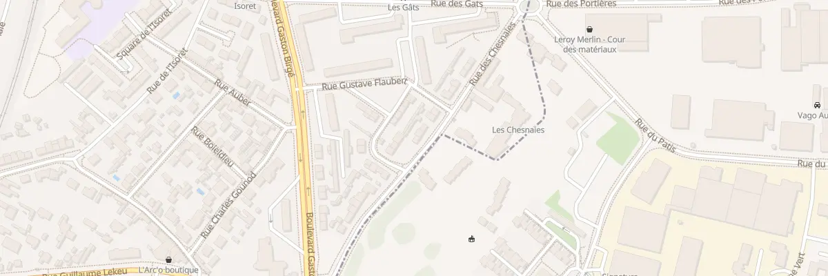 Plan du 22 Rue des Chesnaies à Angers