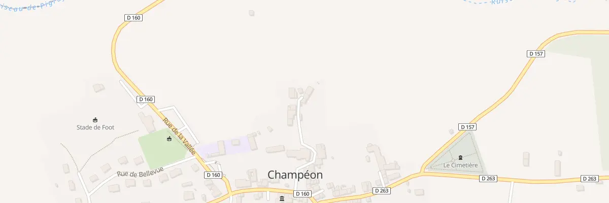 Plan du 3 Imp des Loges à Champéon