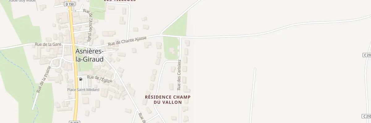 Plan du 5 Rue des Cerisiers à Asnières-la-Giraud