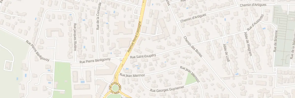 Plan du 6 Rue Saint-Exupéry à Cenon