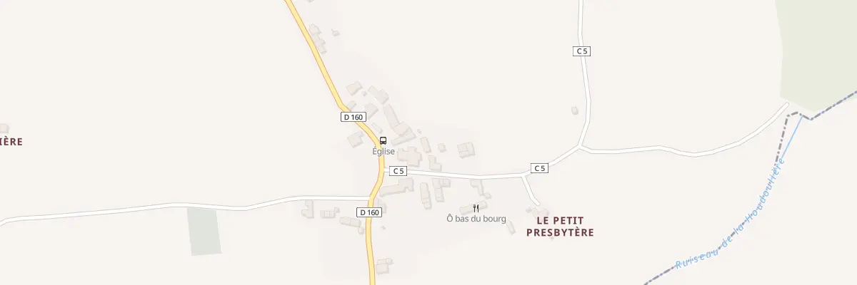 Plan du 282 Brg de Poulay à Montreuil-Poulay