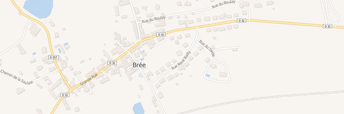 Plan du 9 Rue René Bailly à Brée