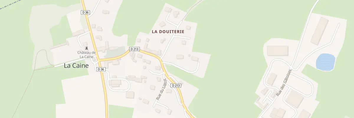 Plan du 11 Rue de l’Église à La Caine