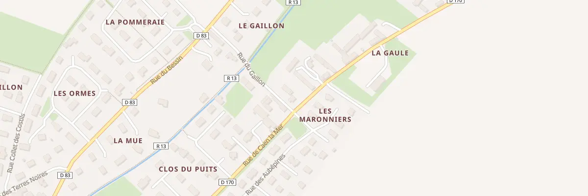 Plan du 1B Rue du Gaillon à Thue et Mue