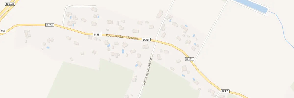 Plan du 1675 Rte de Saint Perdon à Mont-de-Marsan