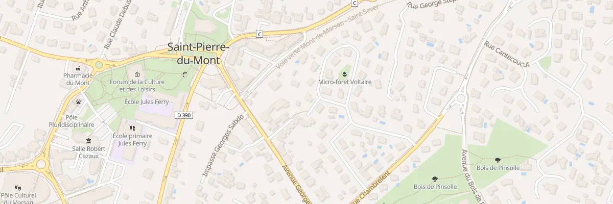 Plan du 23 Rue Voltaire à Saint-Pierre-du-Mont