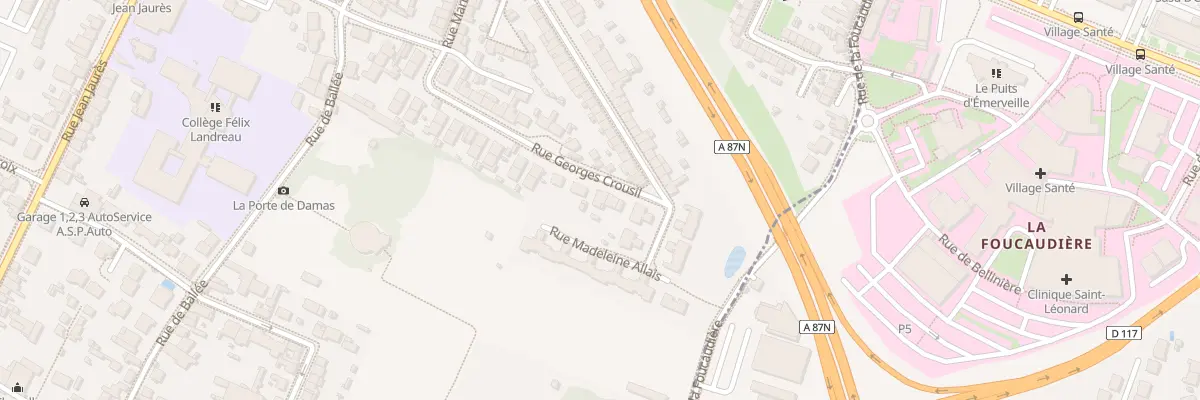 Plan du 56 Rue Georges Crouzil à Angers