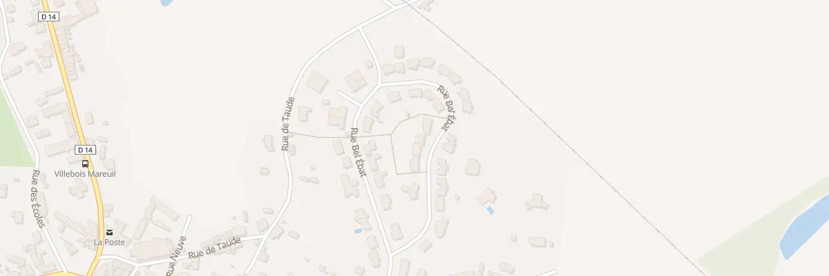 Plan du 26 Rue Bel Ébat à Grez-en-Bouère
