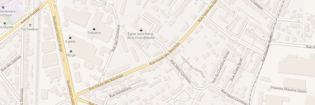 Plan du 243 Rue haute des Banchais à Angers