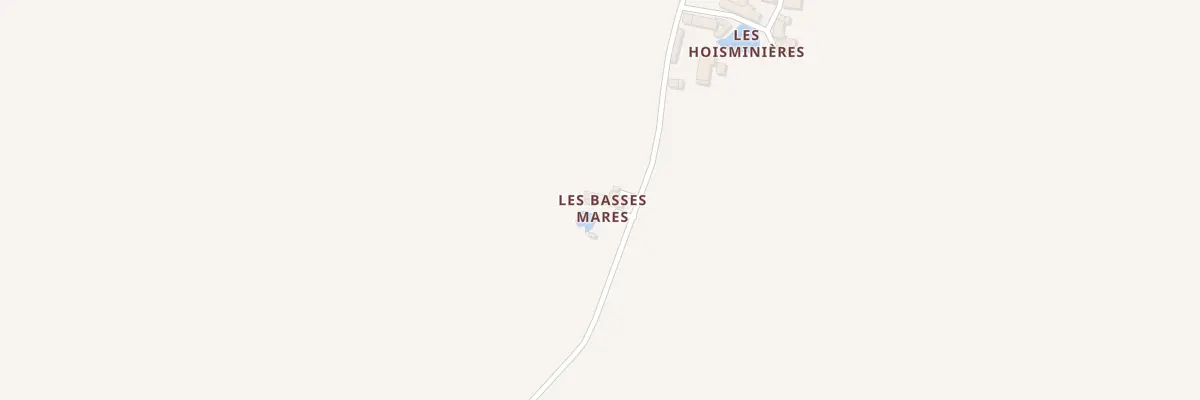 Plan du 1 Les Basses Mares à Bierné-les-Villages