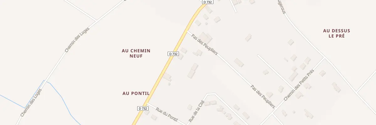 Plan du 20 Rte de Cognac à Bougneau