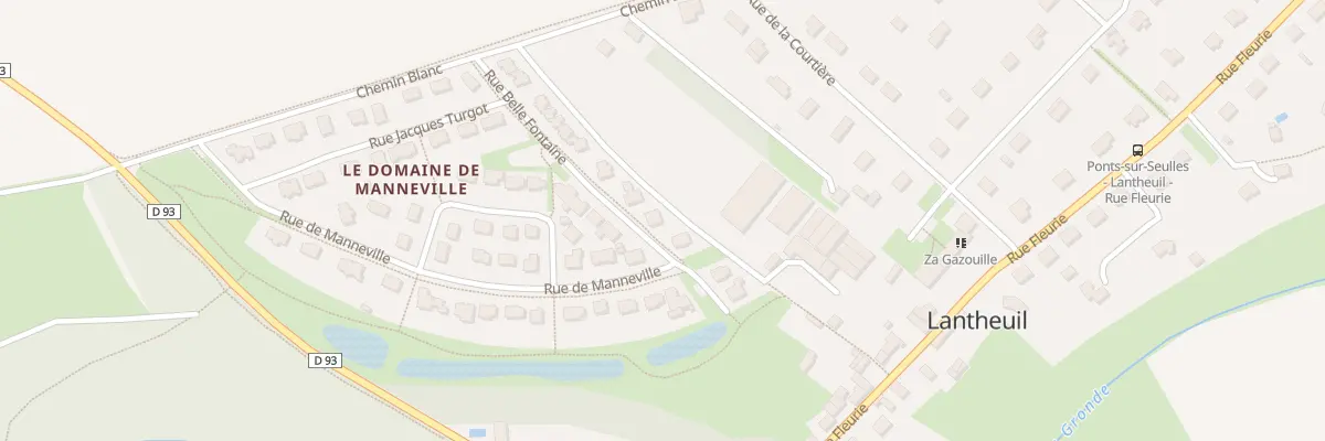 Plan du 19 Rue Belle Fontaine à Ponts sur Seulles