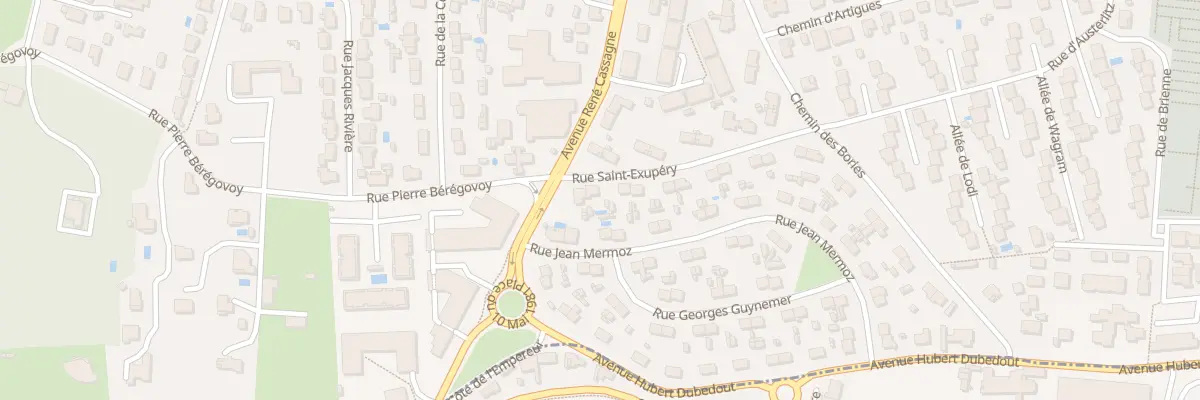 Plan du 3 Rue Saint-Exupéry à Cenon