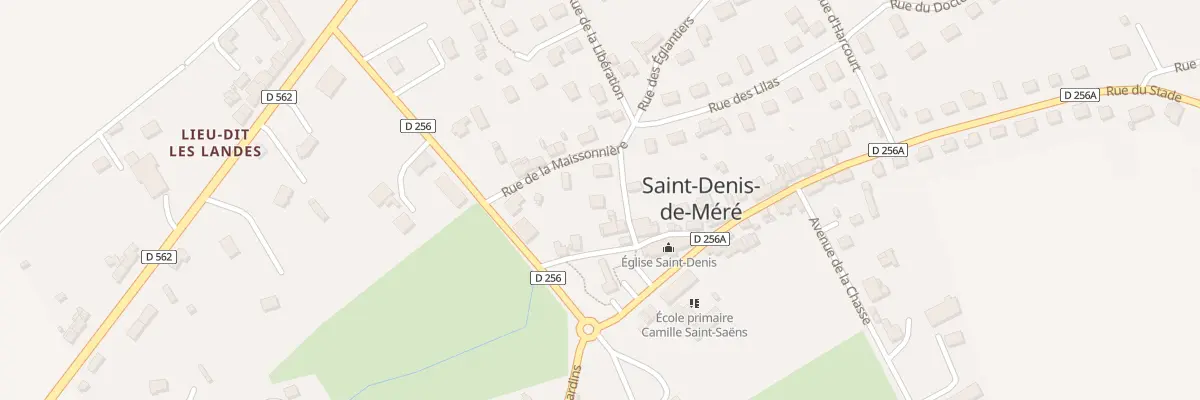 Plan du 3 Rue du Puits à Saint-Denis-de-Méré
