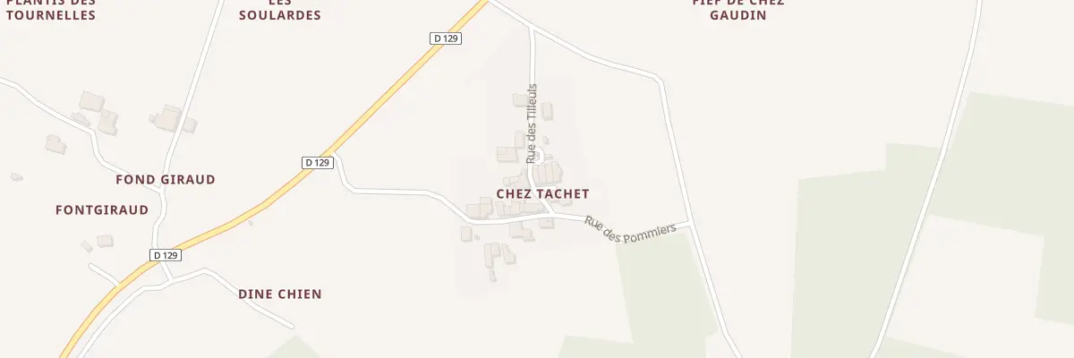 Plan du 17A Rue des Tilleuls à Écoyeux