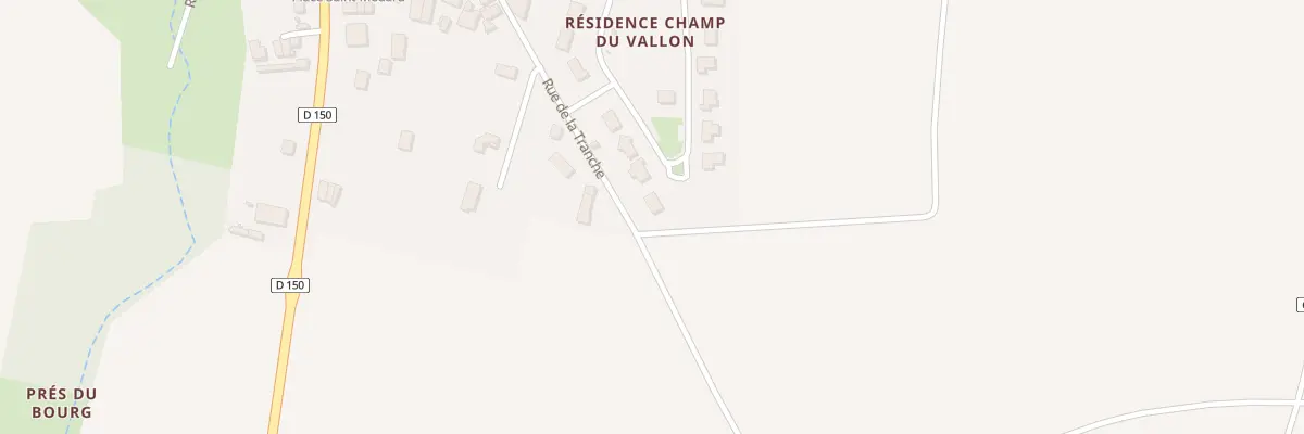Plan du 25 Rue des Cerisiers à Asnières-la-Giraud