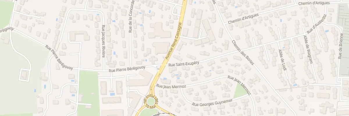 Plan du 2 Rue Saint-Exupéry à Cenon
