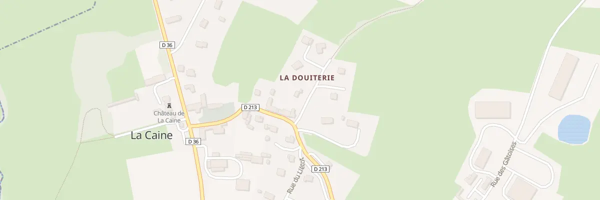 Plan du 9 Rue de l’Église à La Caine