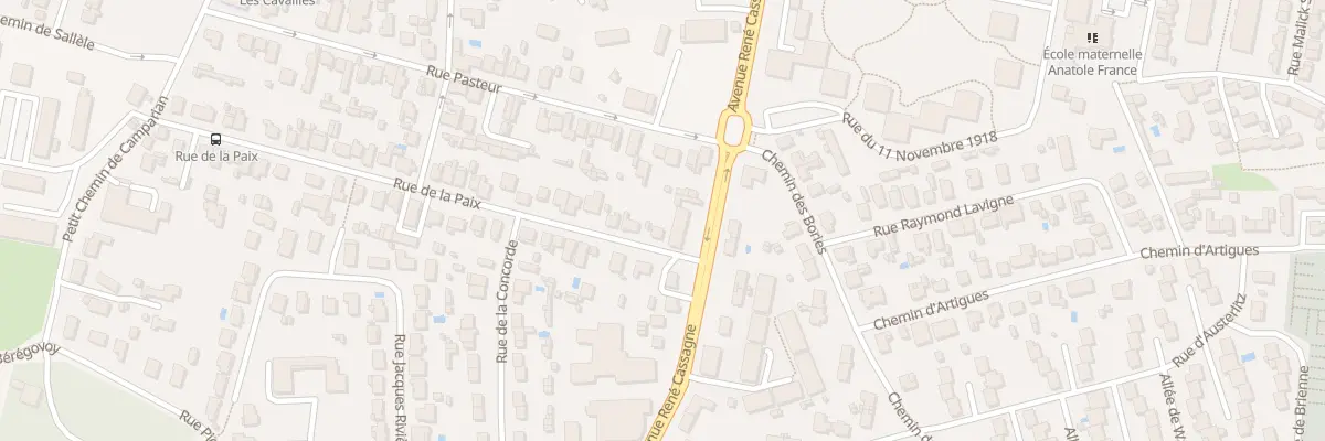 Plan du 56 Rue de la Paix à Cenon