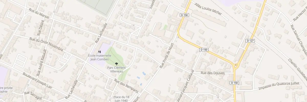 Plan du 4 Rue du Manoir à Saint-Jean-d’Angély