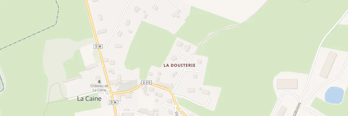 Plan du 1 Imp de la Douiterie à La Caine