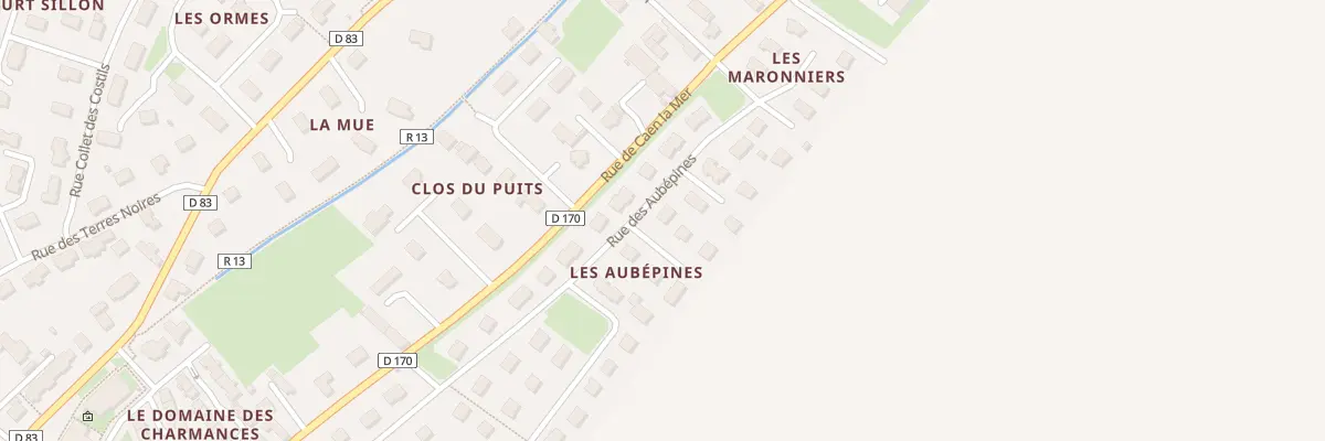 Plan du 2 Imp des Coquelicots Rouges à Thue et Mue