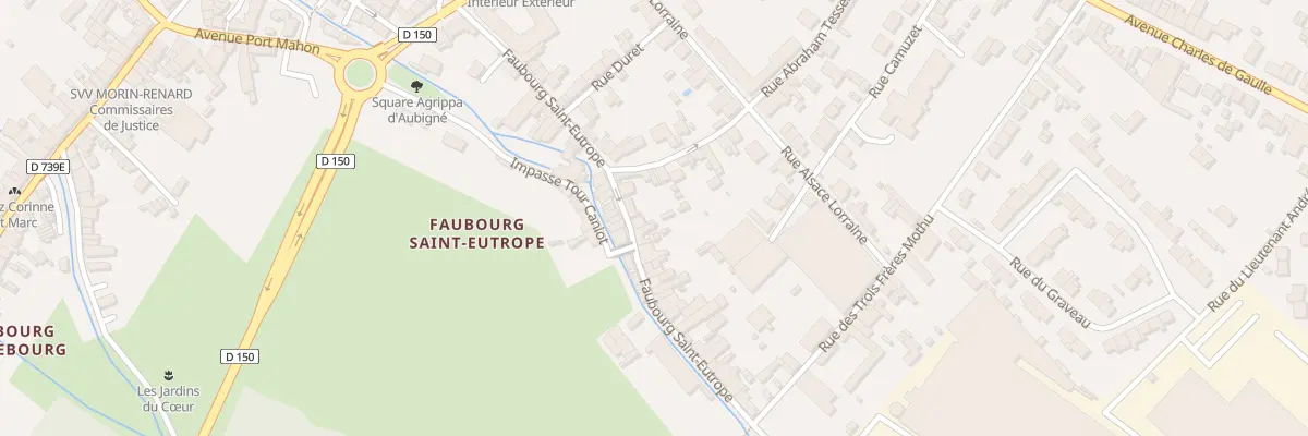 Plan du 27 Fg Saint Eutrope à Saint-Jean-d’Angély